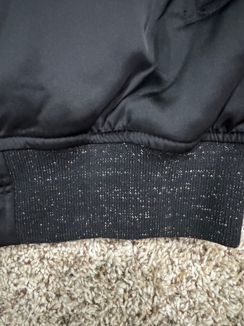 Taylor Swift "Got a Wi$hli$t" Bomber Jacket Black Satin size Large BRAND NEW - Picture 8 of 10